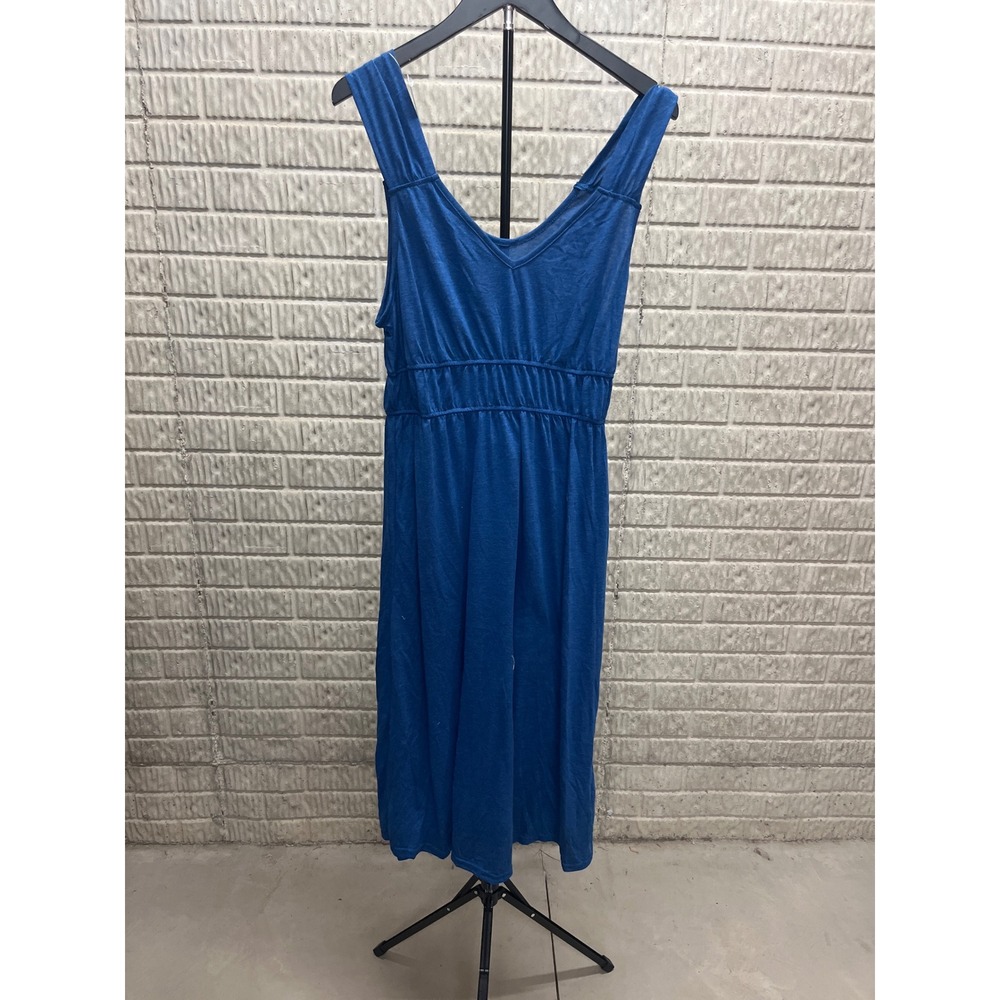 Cupshe Blue V-Neck Empire Waist Midi Dress CAA05A3F033DD Womens Large NWT